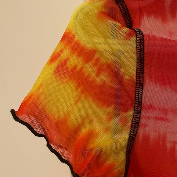 Brand new neverworn multicolour mesh top - Picture 4 of 5